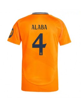 Real Madrid David Alaba #4 Auswärtstrikot 2024-25 Kurzarm